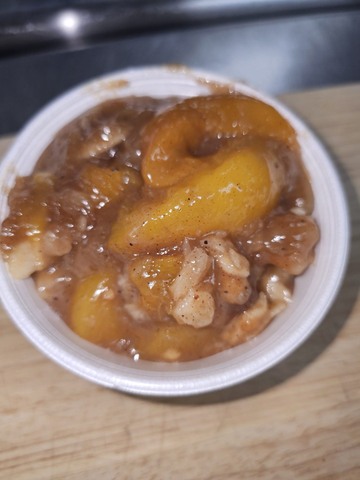 Peach cobbler